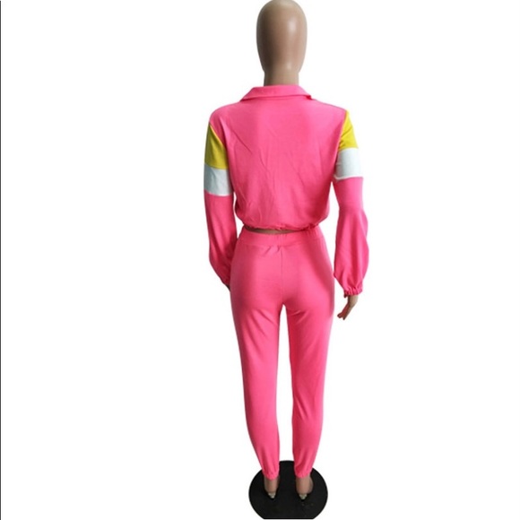 Long sleeve jacket casual 2 piece set - Picture 4 of 4